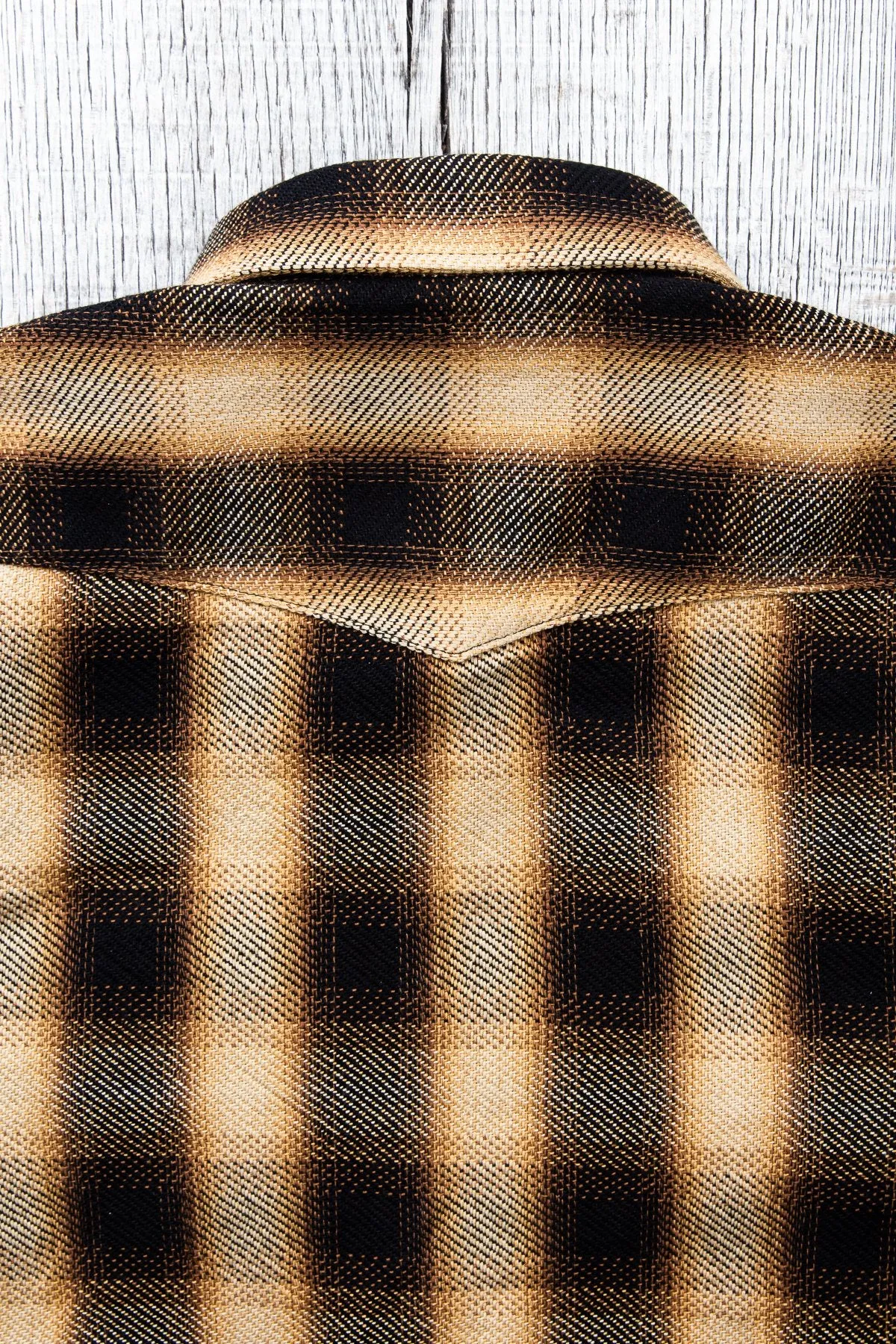 Indigofera Dollard Shirt Heavy Check Black / Gold