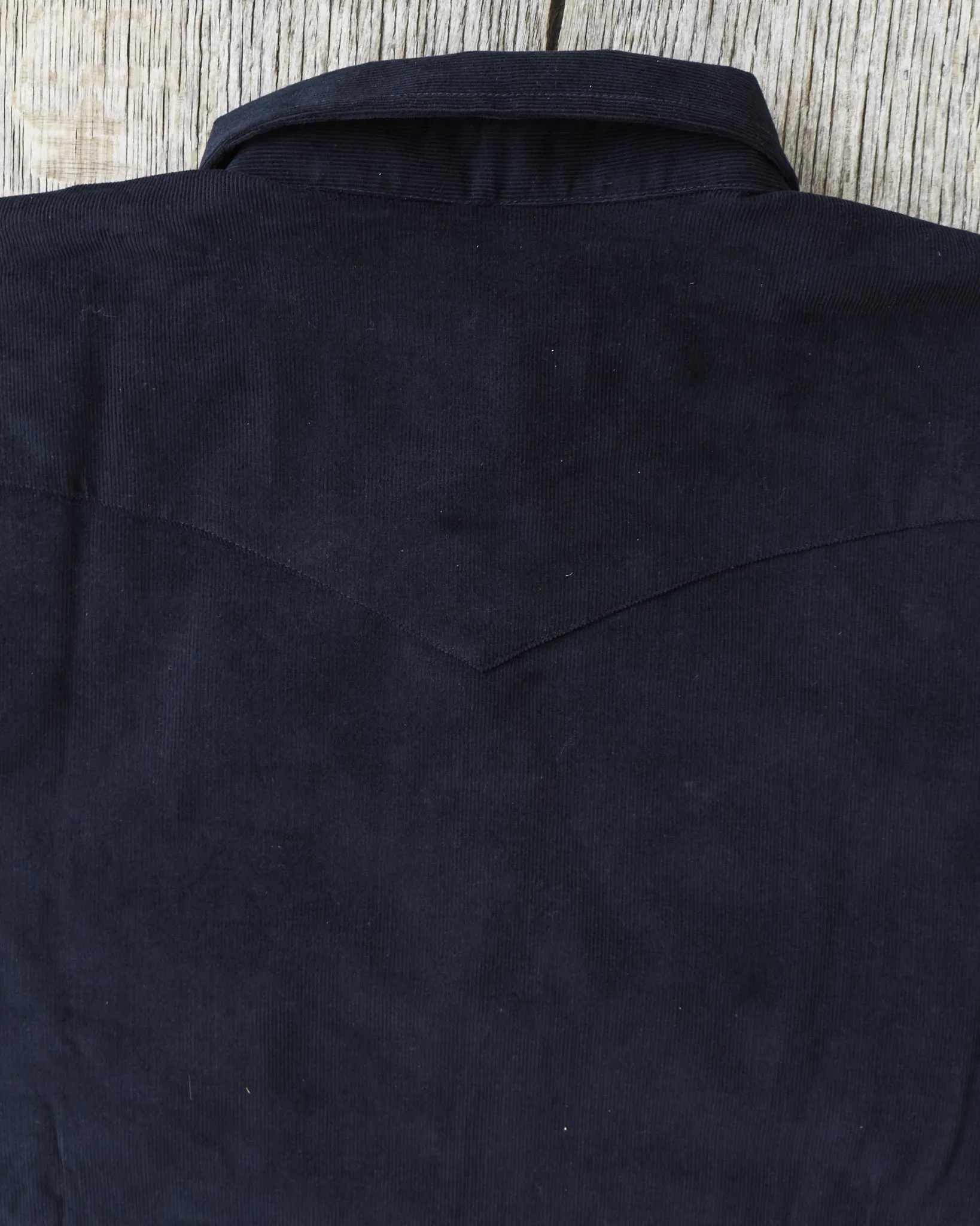 Indigofera Sideras Corduroy Shirt Navy