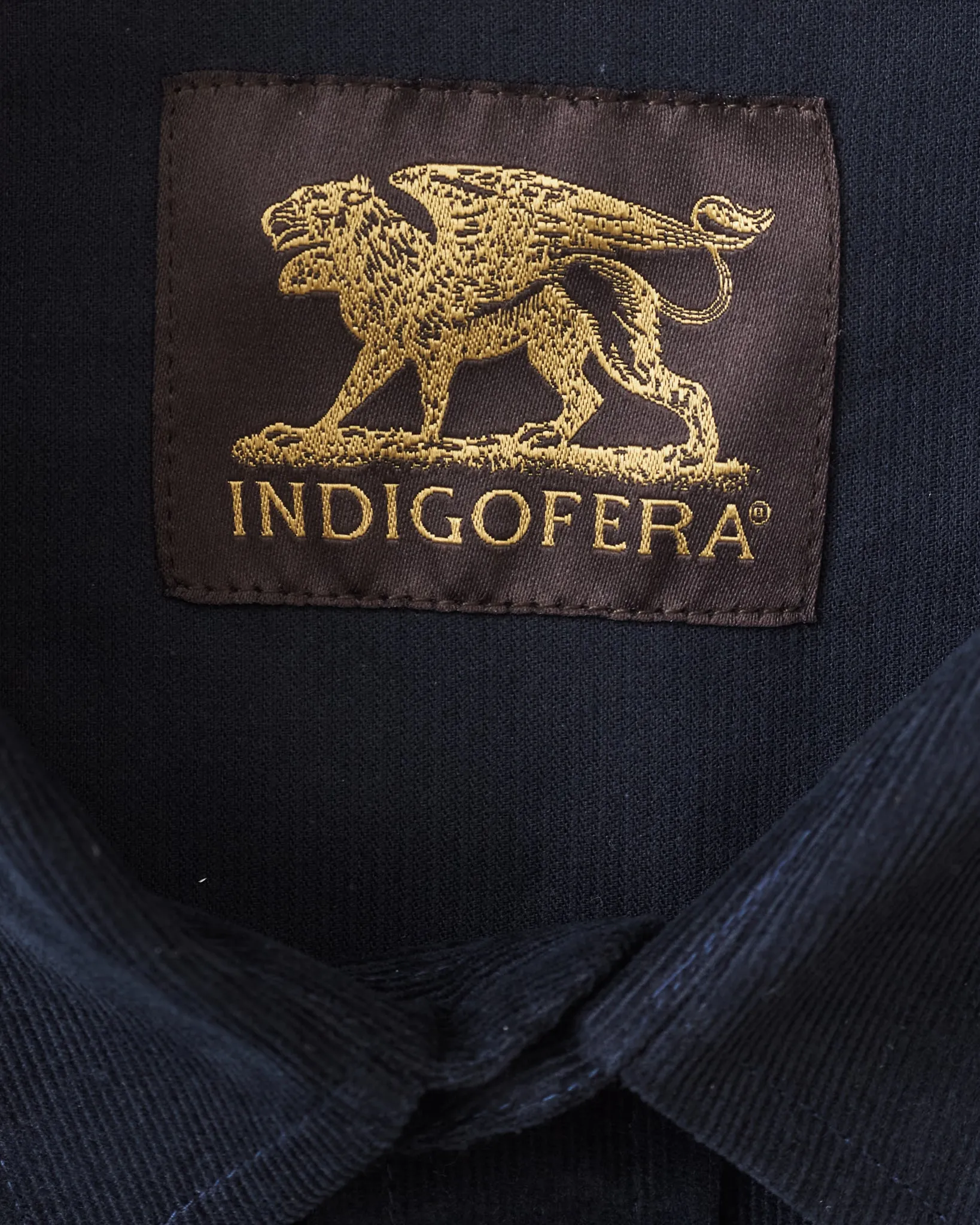 Indigofera Sideras Corduroy Shirt Navy