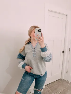 It Girl Pullover Grey