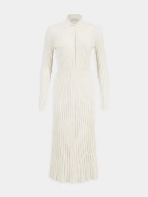Ivory Ardor Knit Dress