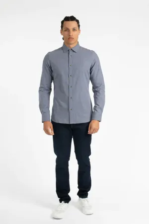 JAMES HARPER FLANNEL COTTON MARLE L/S SHIRT JHS494