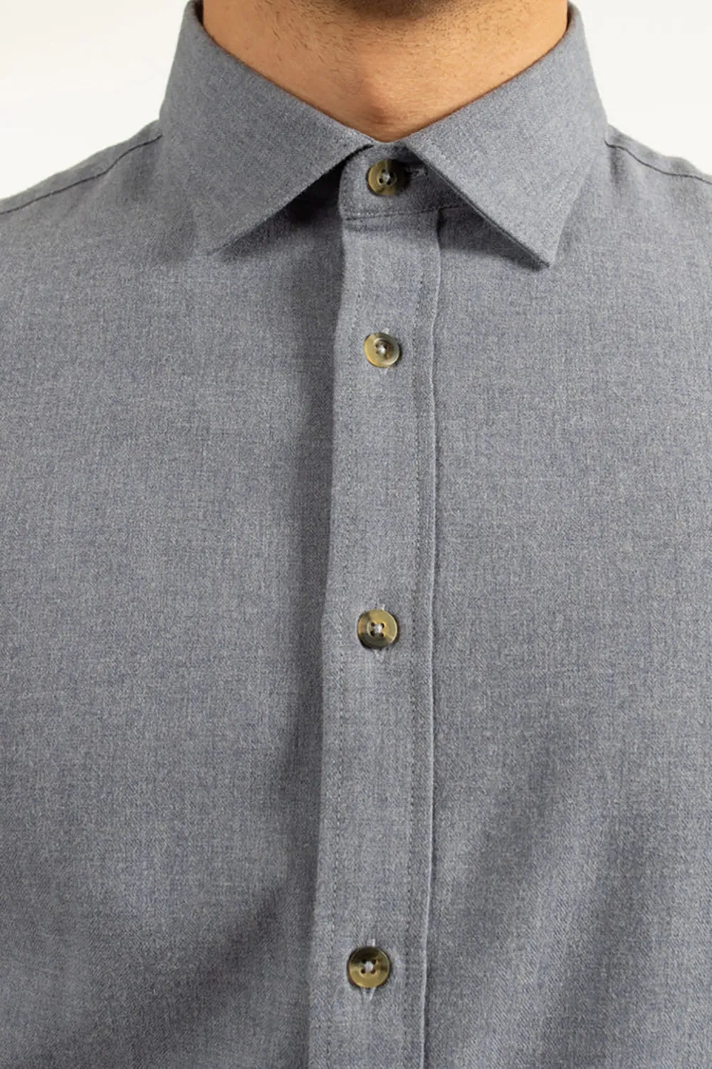 JAMES HARPER FLANNEL COTTON MARLE L/S SHIRT JHS494