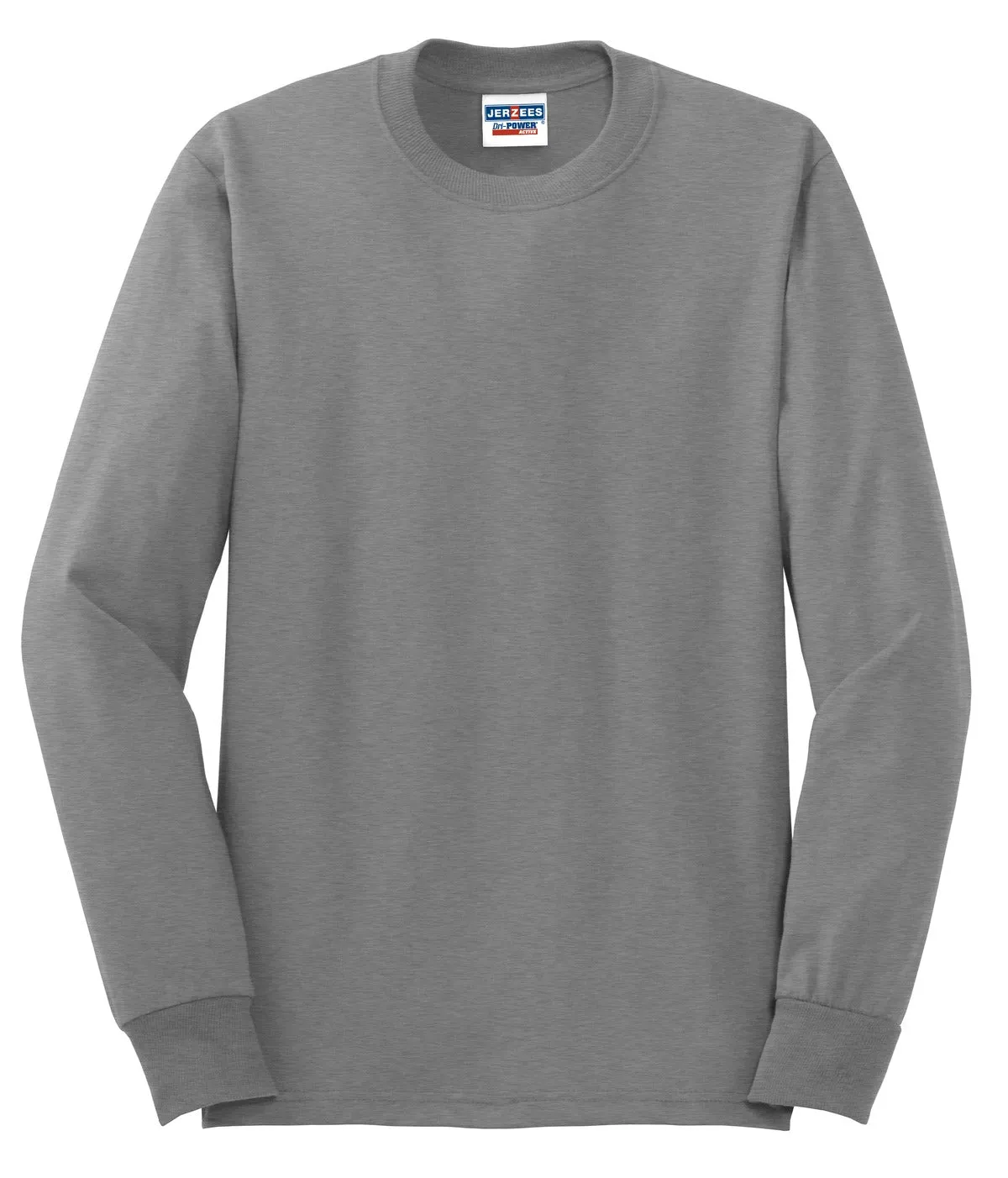 Jerzees Dri-Power 50/50 Cotton/Poly Long Sleeve T-Shirt.  29LS Oxford
