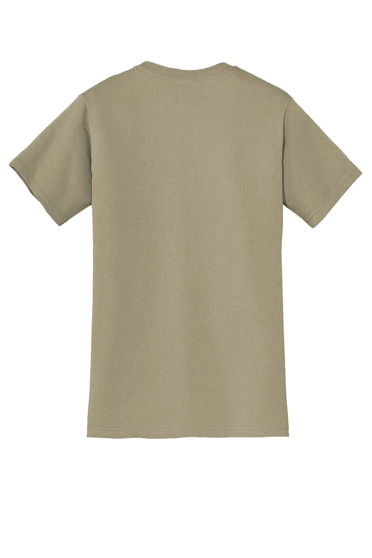 Jerzees  Dri-Power 50/50 Cotton/Poly Pocket T-Shirt.  29MP Khaki