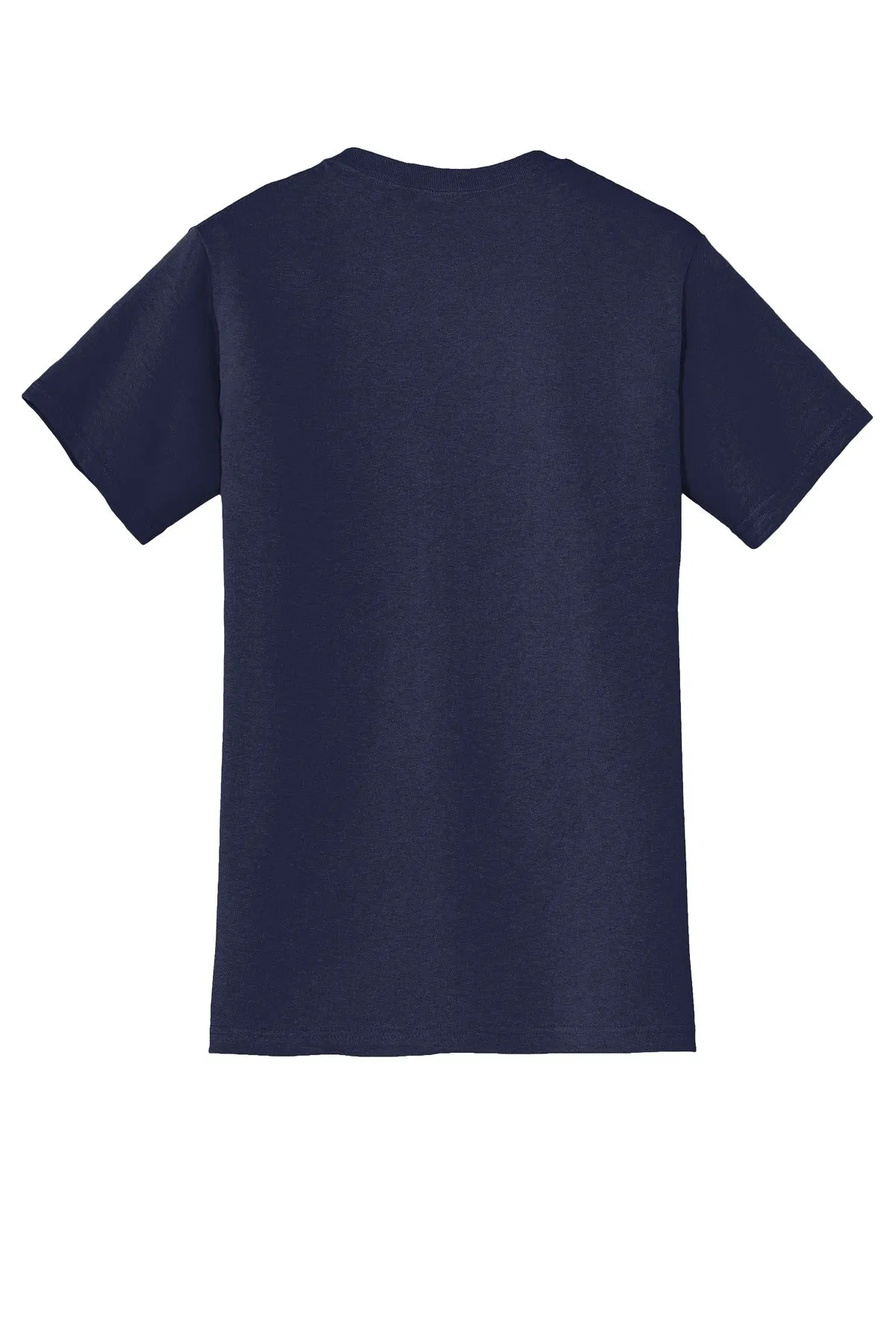 Jerzees  Dri-Power 50/50 Cotton/Poly Pocket T-Shirt.  29MP Navy