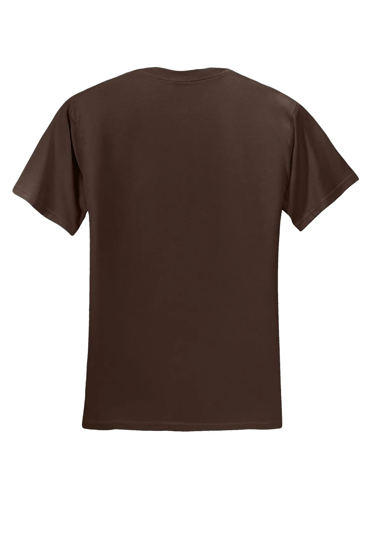 Jerzees  Dri-Power 50/50 Cotton/Poly T-Shirt.  29M Chocolate