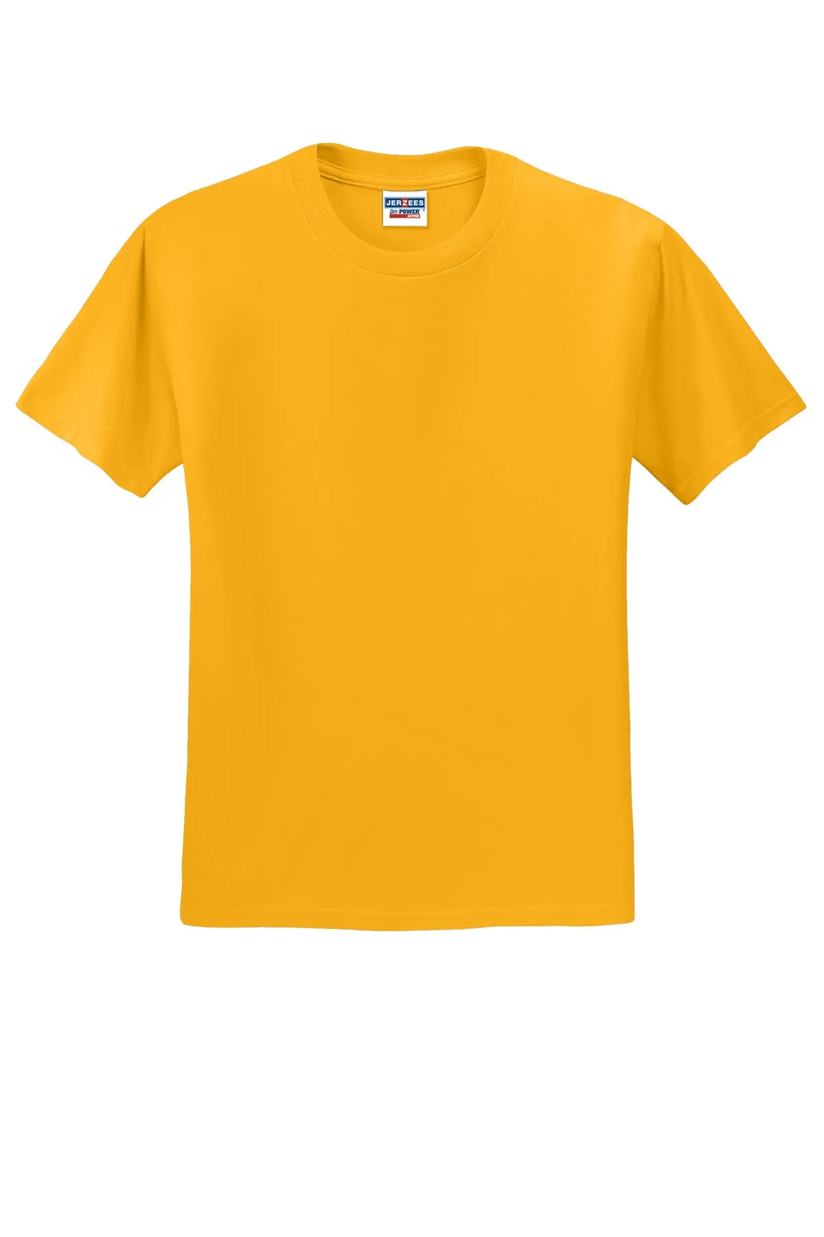 Jerzees  Dri-Power 50/50 Cotton/Poly T-Shirt.  29M Gold