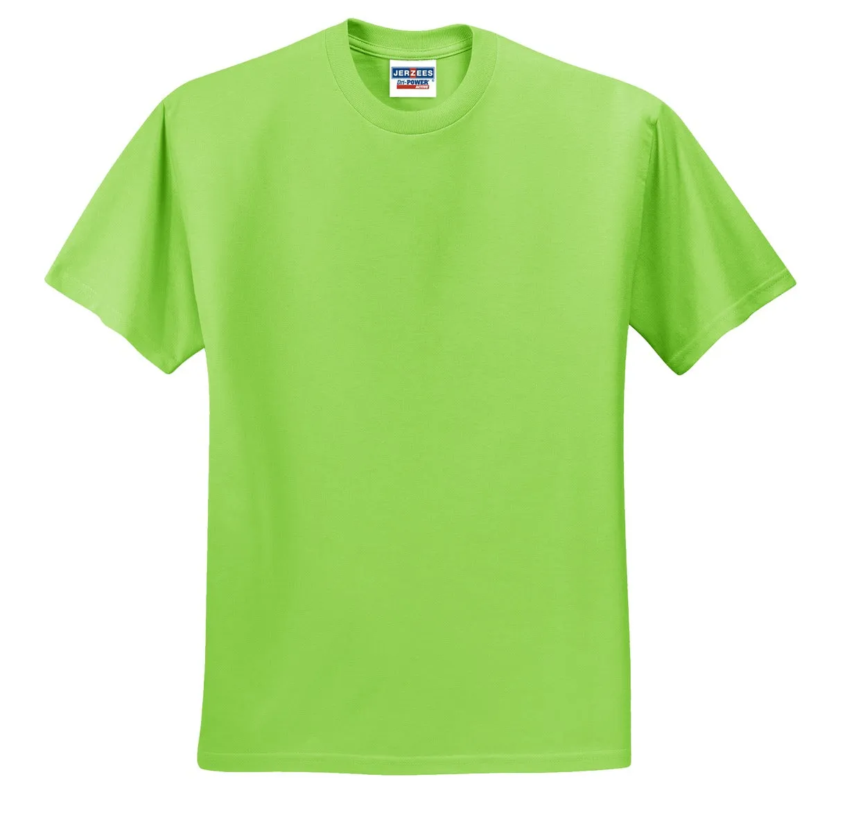 Jerzees  Dri-Power 50/50 Cotton/Poly T-Shirt.  29M Kiwi