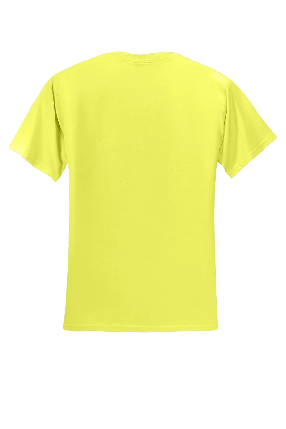 Jerzees  Dri-Power 50/50 Cotton/Poly T-Shirt.  29M Neon Yellow