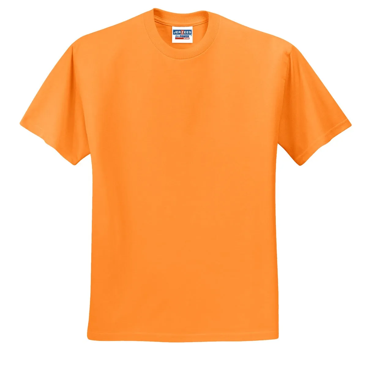 Jerzees  Dri-Power 50/50 Cotton/Poly T-Shirt.  29M Tennessee Orange