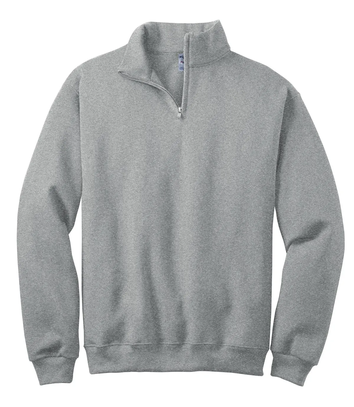Jerzees NuBlend 1/4-Zip Cadet Collar Sweatshirt. 995M Oxford