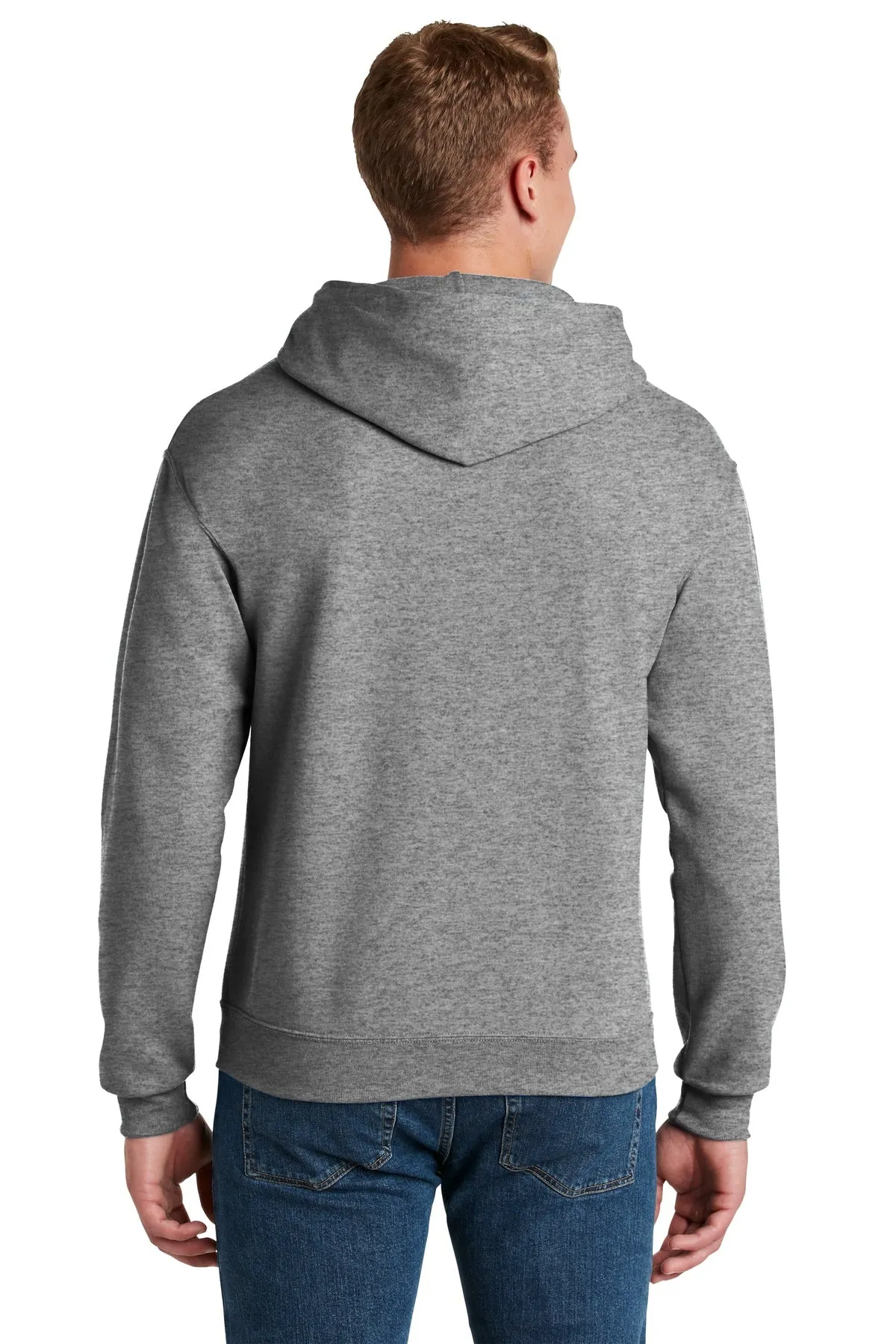 Jerzees NuBlend Pullover Hooded Sweatshirt.  996M Oxford