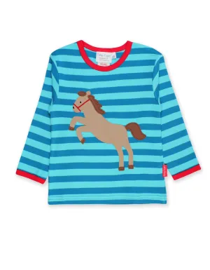 Jumping Horse Applique Top