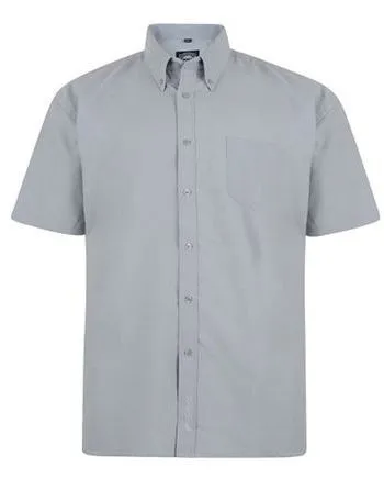 KAM Mens King Size Oxford Weave Short Sleeved Shirt (663)
