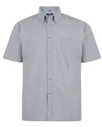 KAM Mens King Size Oxford Weave Short Sleeved Shirt (663)