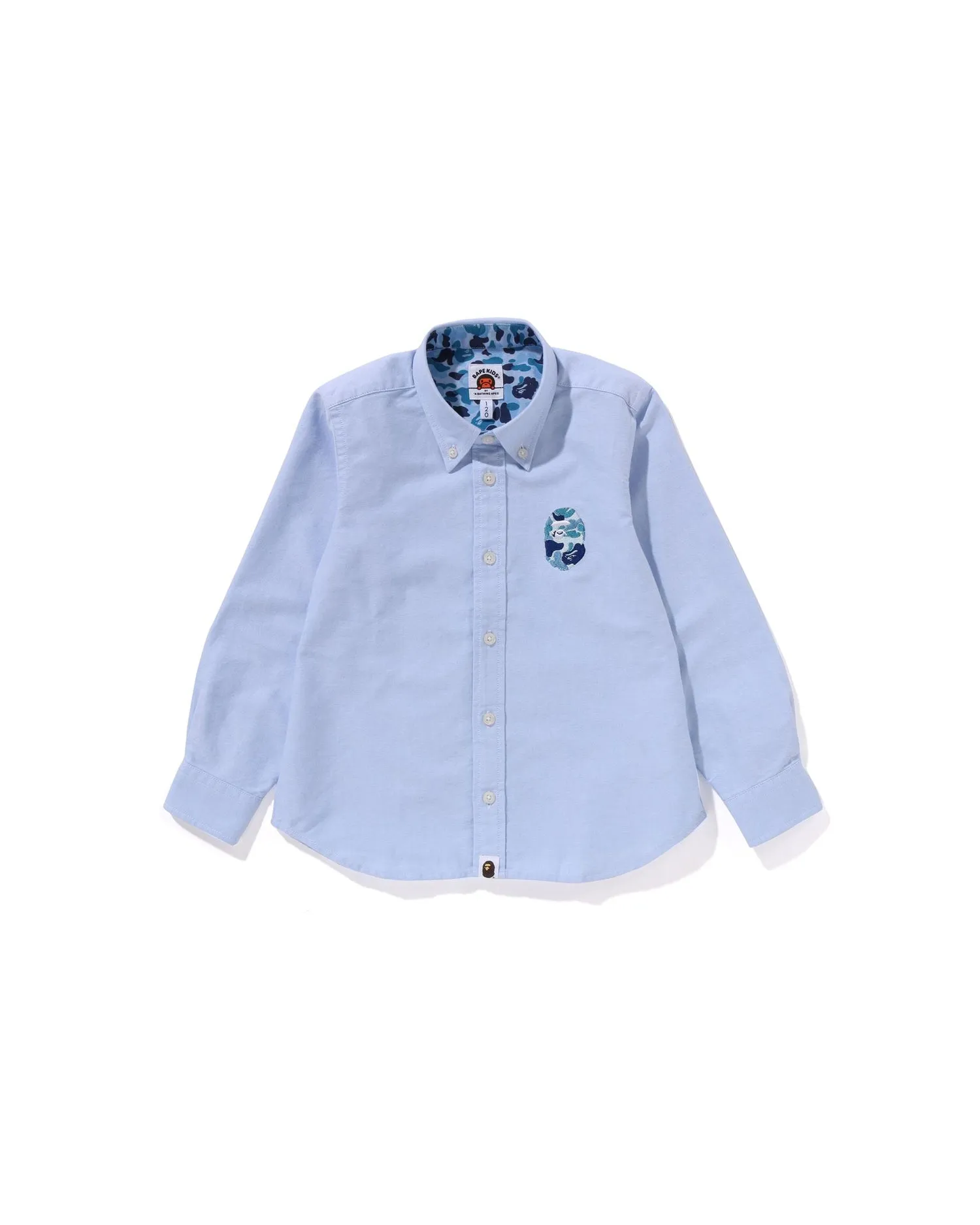 Kids Abc Camo Trimming Oxford Shirt