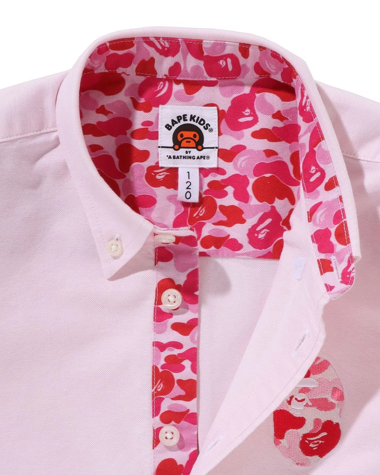 Kids Abc Camo Trimming Oxford Shirt