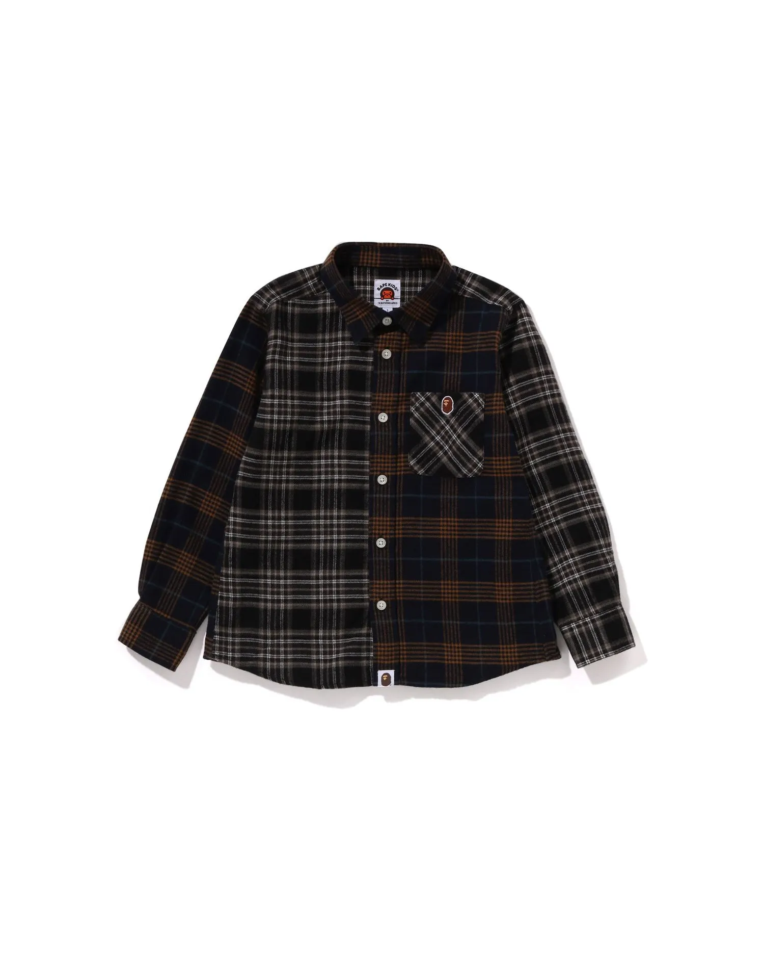 Kids Multi Check Flannel Shirt