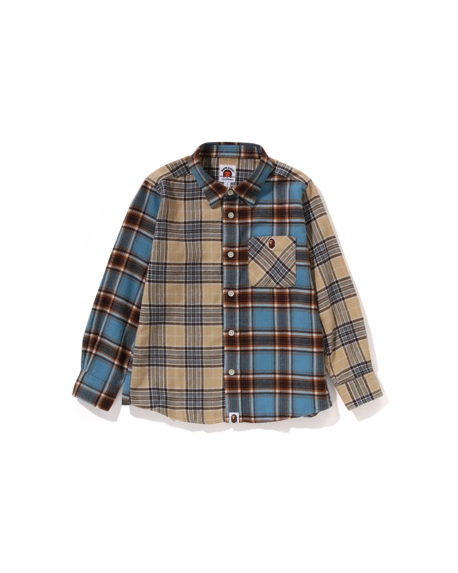 Kids Multi Check Flannel Shirt