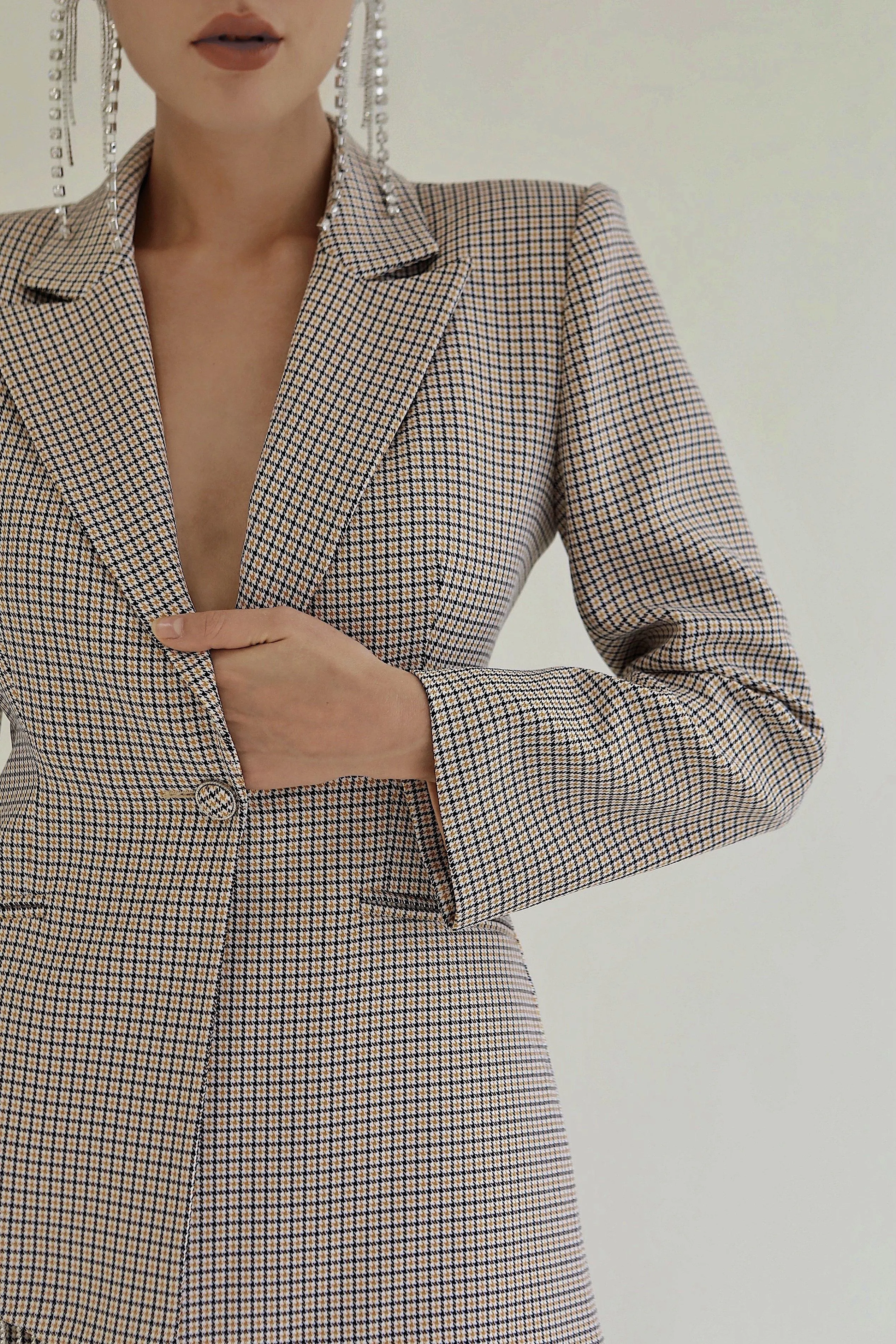 Kingsley Checked Blazer