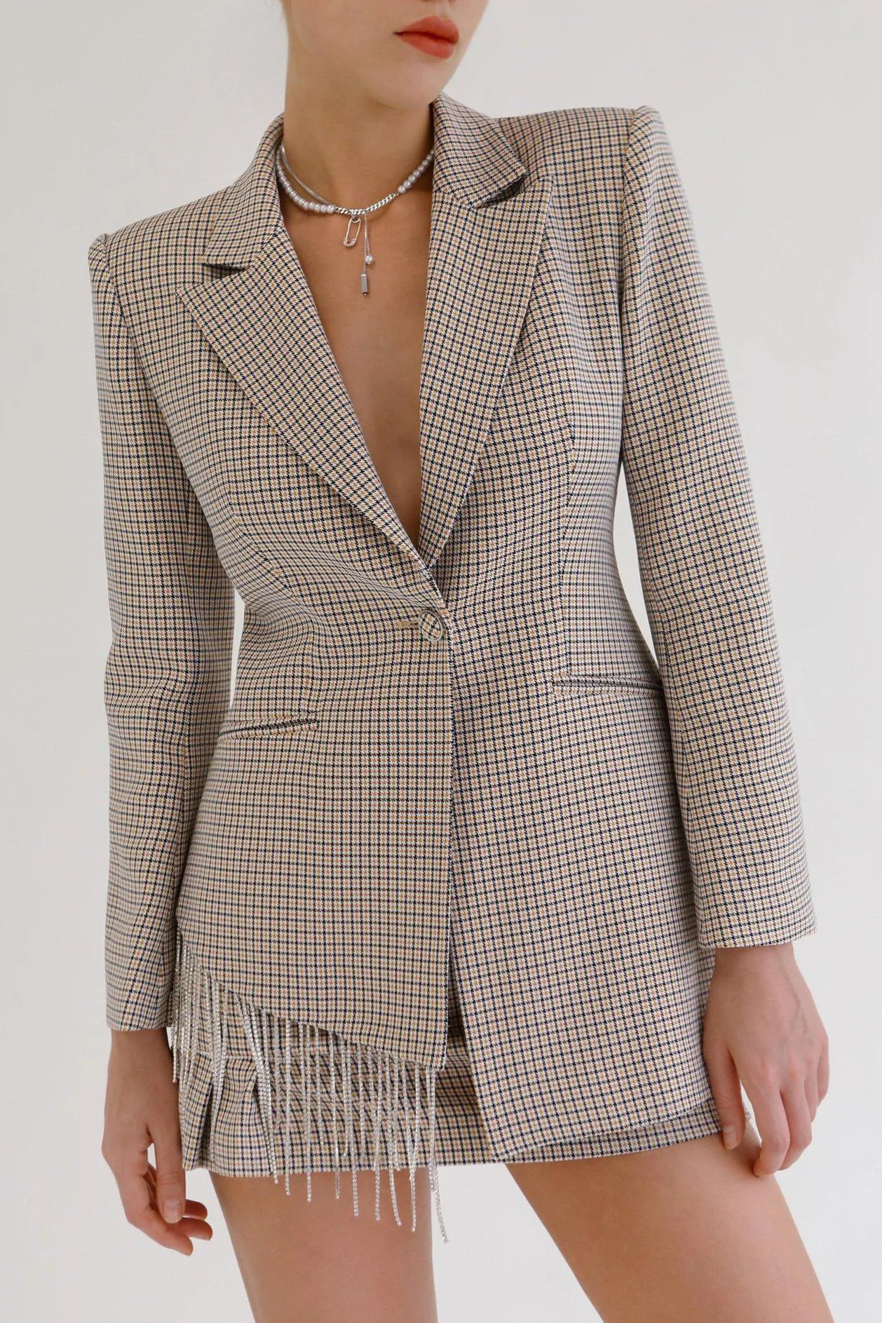 Kingsley Checked Blazer