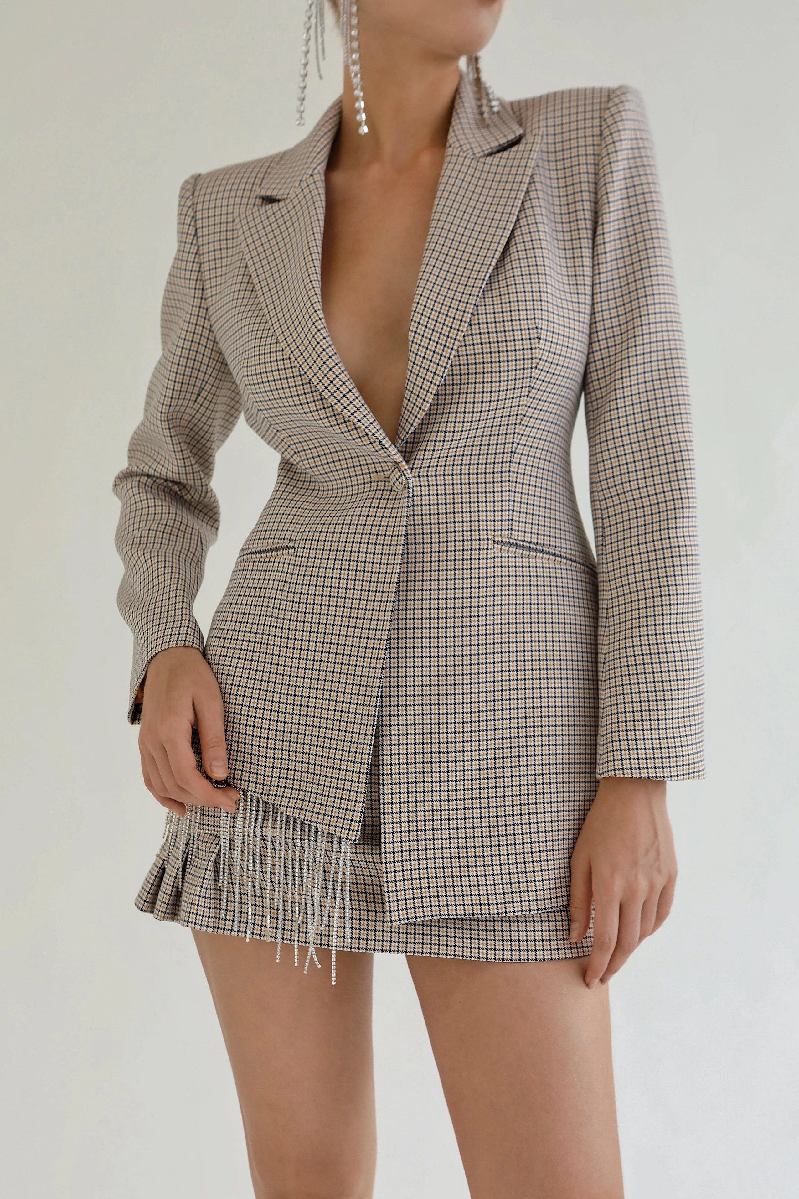 Kingsley Checked Blazer