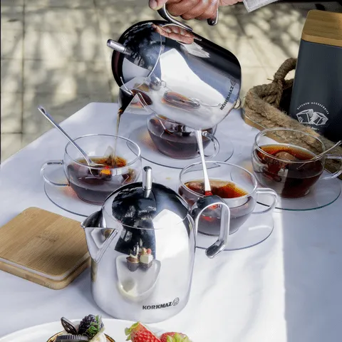 Korkmaz 0.7 Litre Pera Tea Pot A282