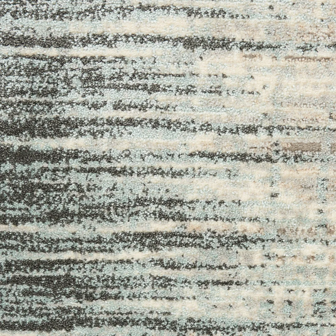Kylan Abstract Teal/Gray/Beige Area Rug Steelside™ Rug Size: Rectangle 4" x 6"