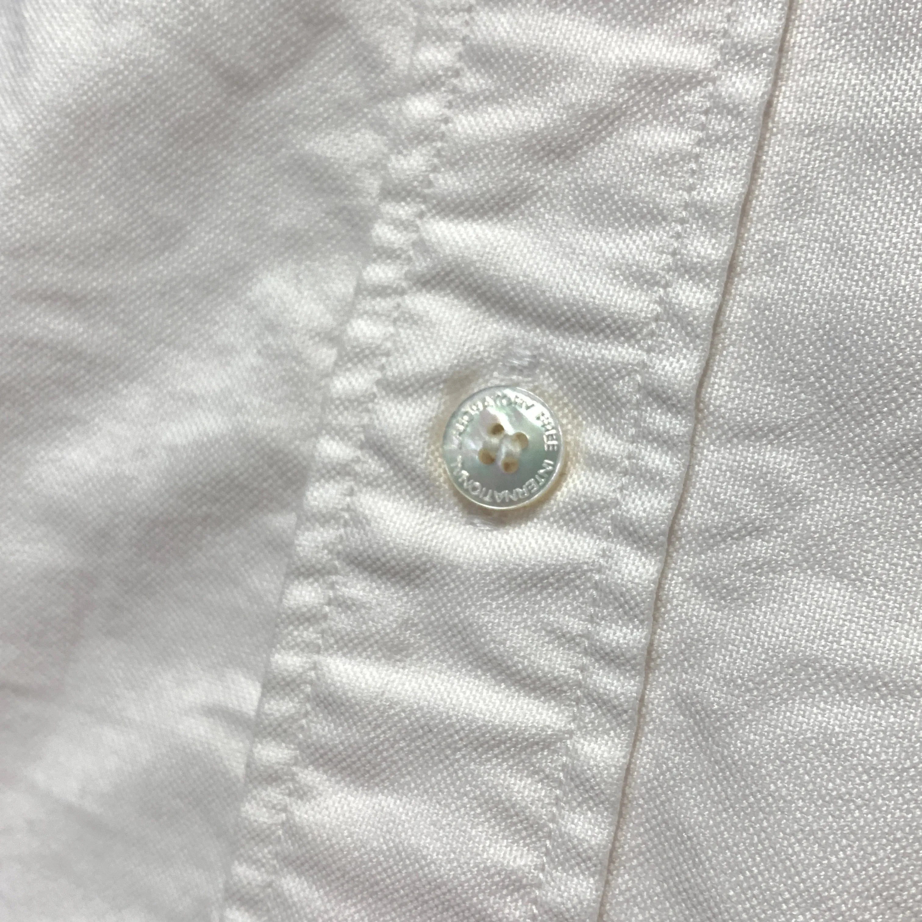 [L] Visvim Patchwork Border Panel Quilting Giza Oxford BD Shirt