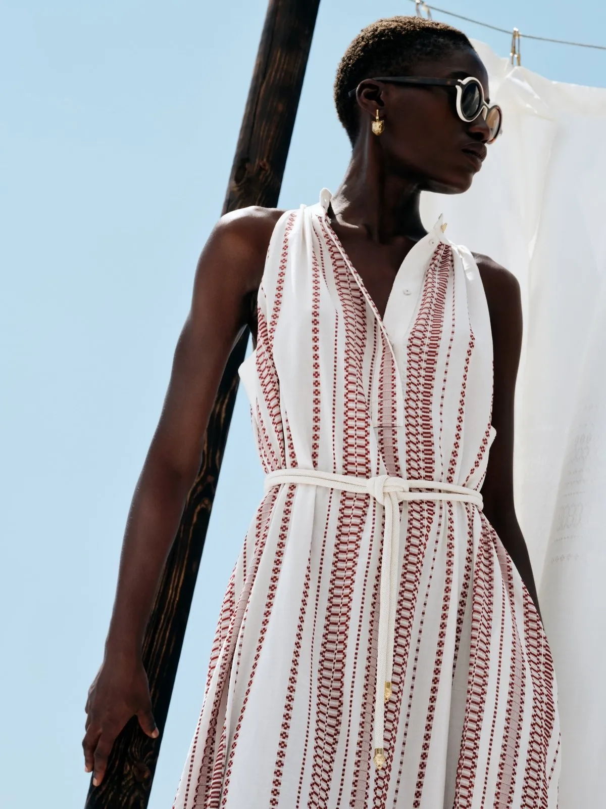 Lais Midi Sleeveless Dress