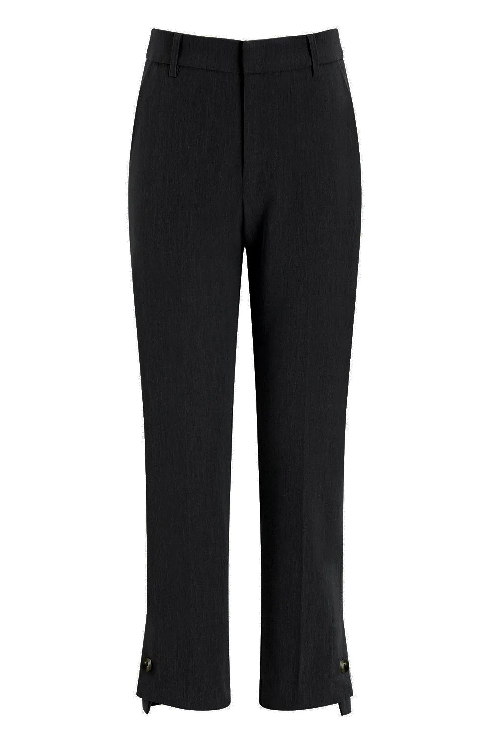 Lee High-Rise Straight Leg Pants - Black