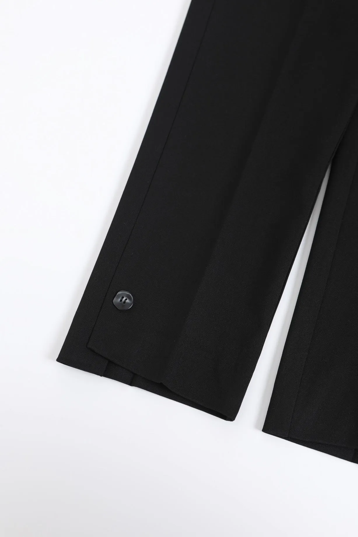 Lee High-Rise Straight Leg Pants - Black