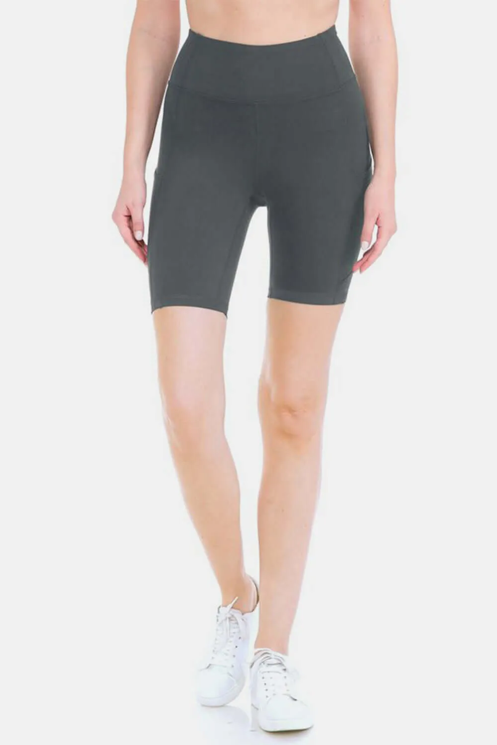 Leggings Depot Full Size High Waist Active Shorts