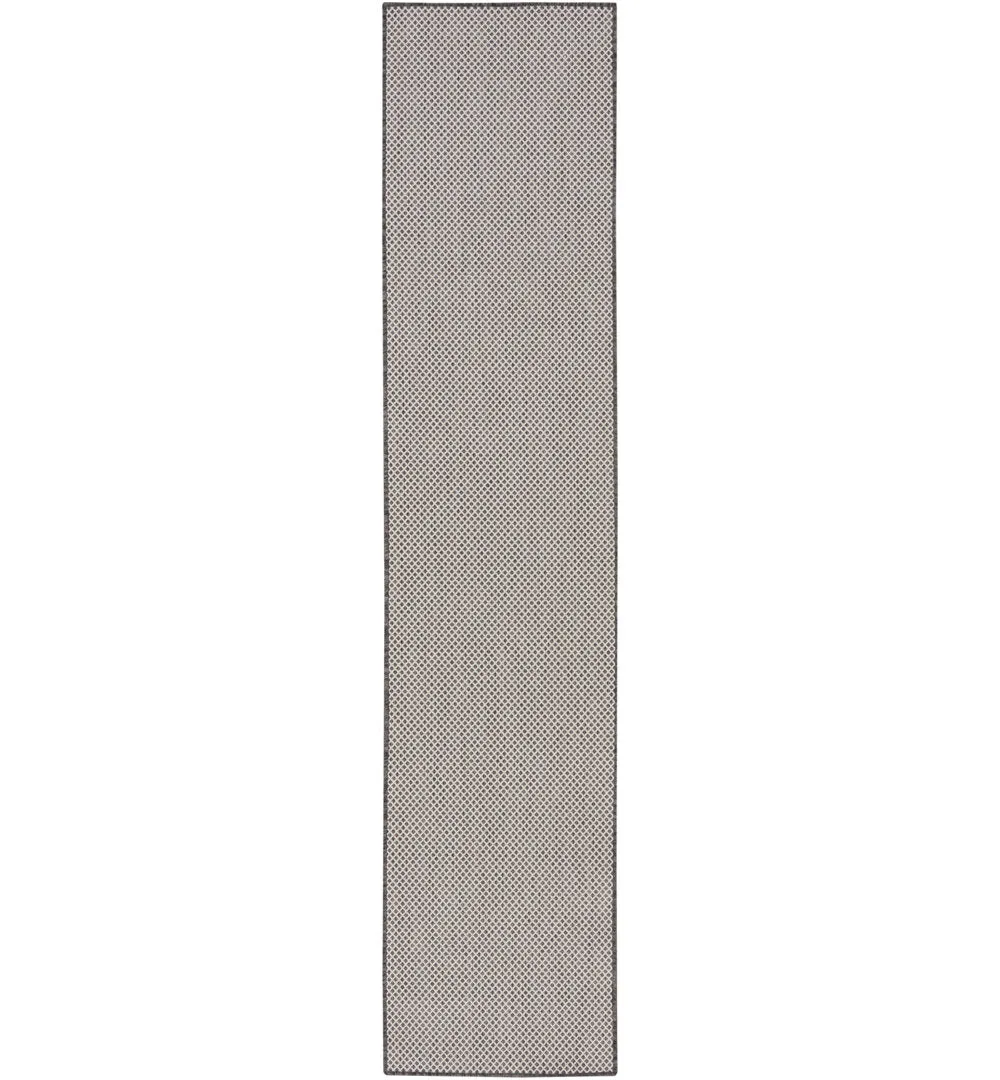 Leia Ivory/Charcoal Gray Indoor / Outdoor Area Rug Sand & Stable™ Rug Size: Runner 2'2" x 10'