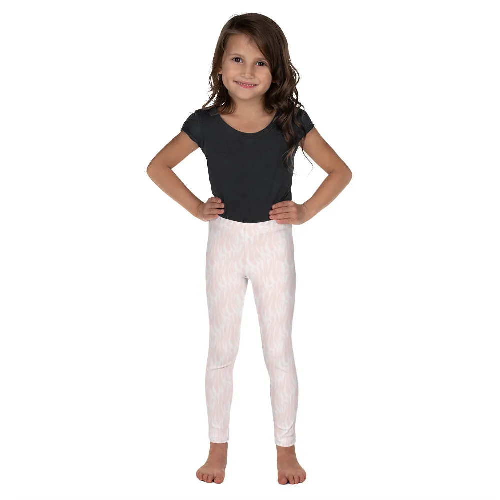 Light Pink Zebra - Kid's Leggings