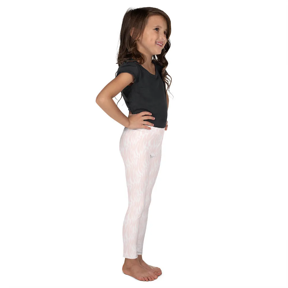 Light Pink Zebra - Kid's Leggings