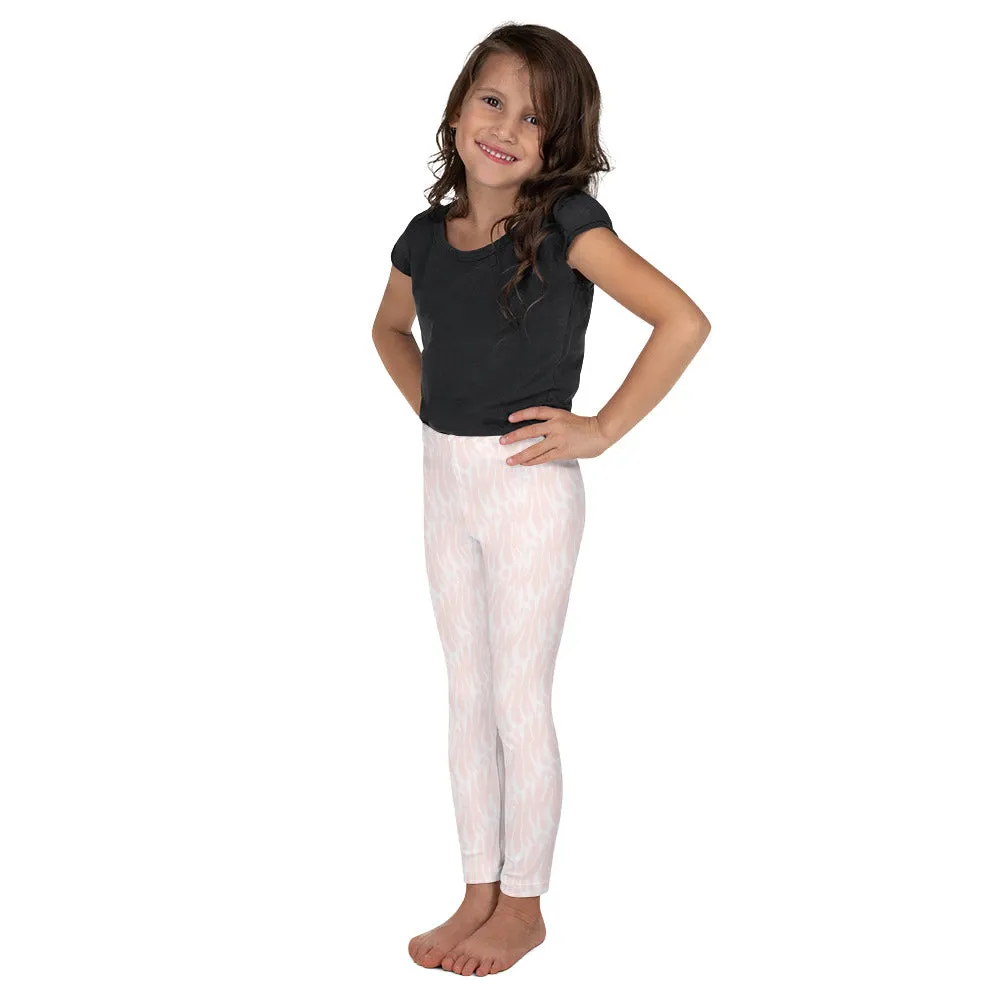 Light Pink Zebra - Kid's Leggings