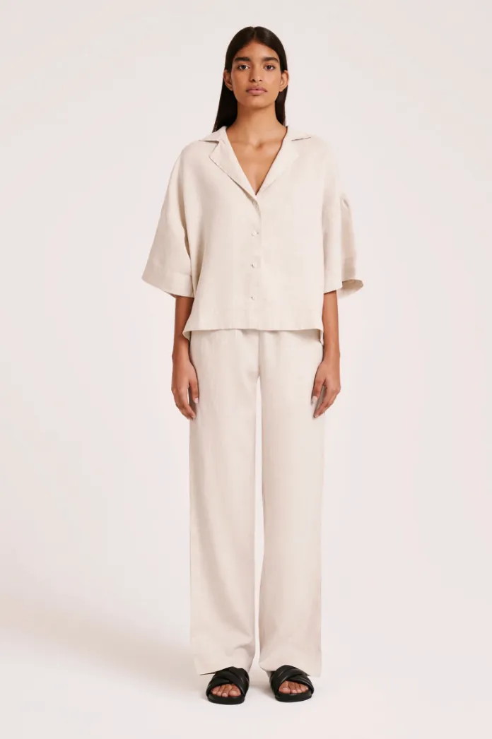 Linen Lounge Pant Natural