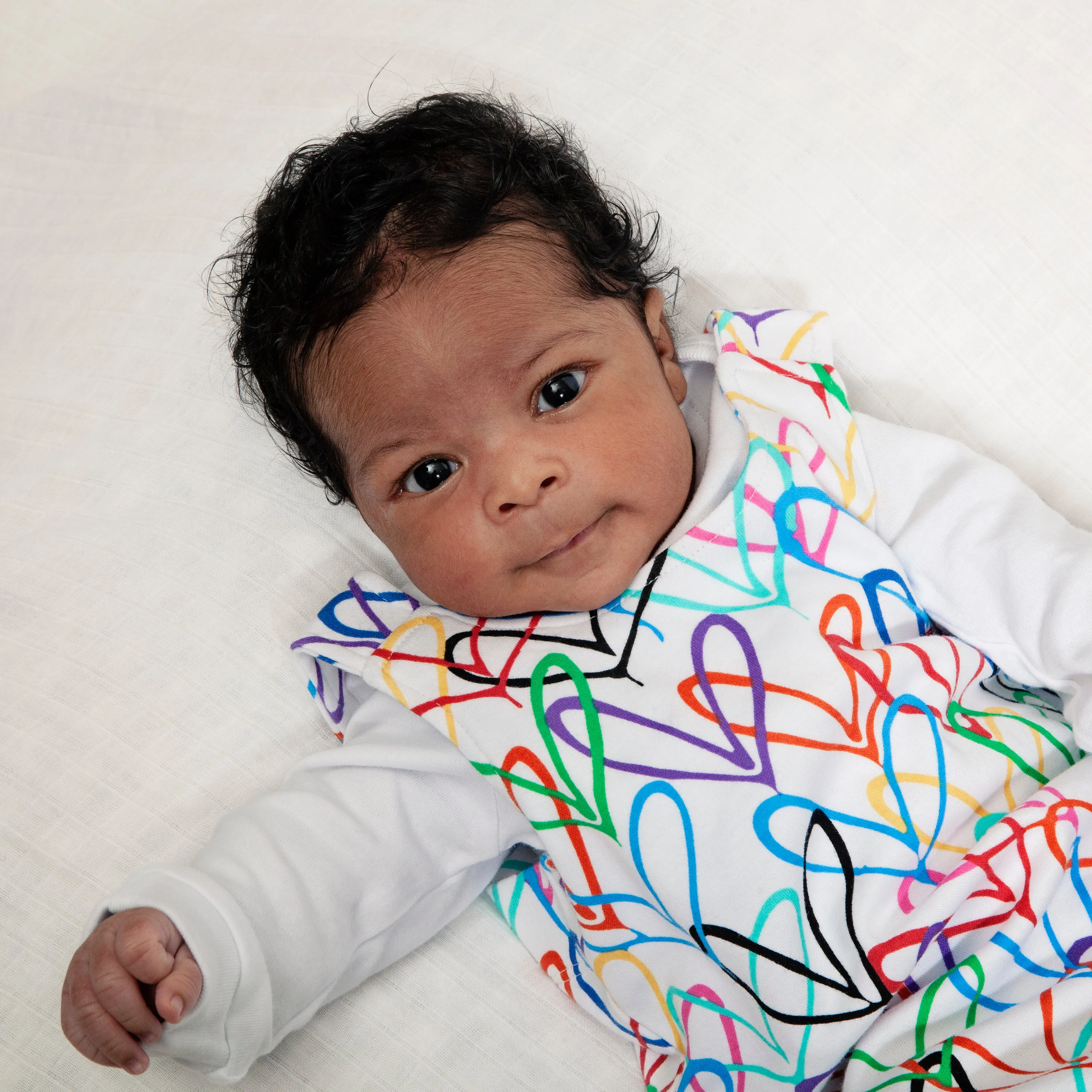 #Lovewall organic baby dungarees - James Goldcrown x From Babies with Love