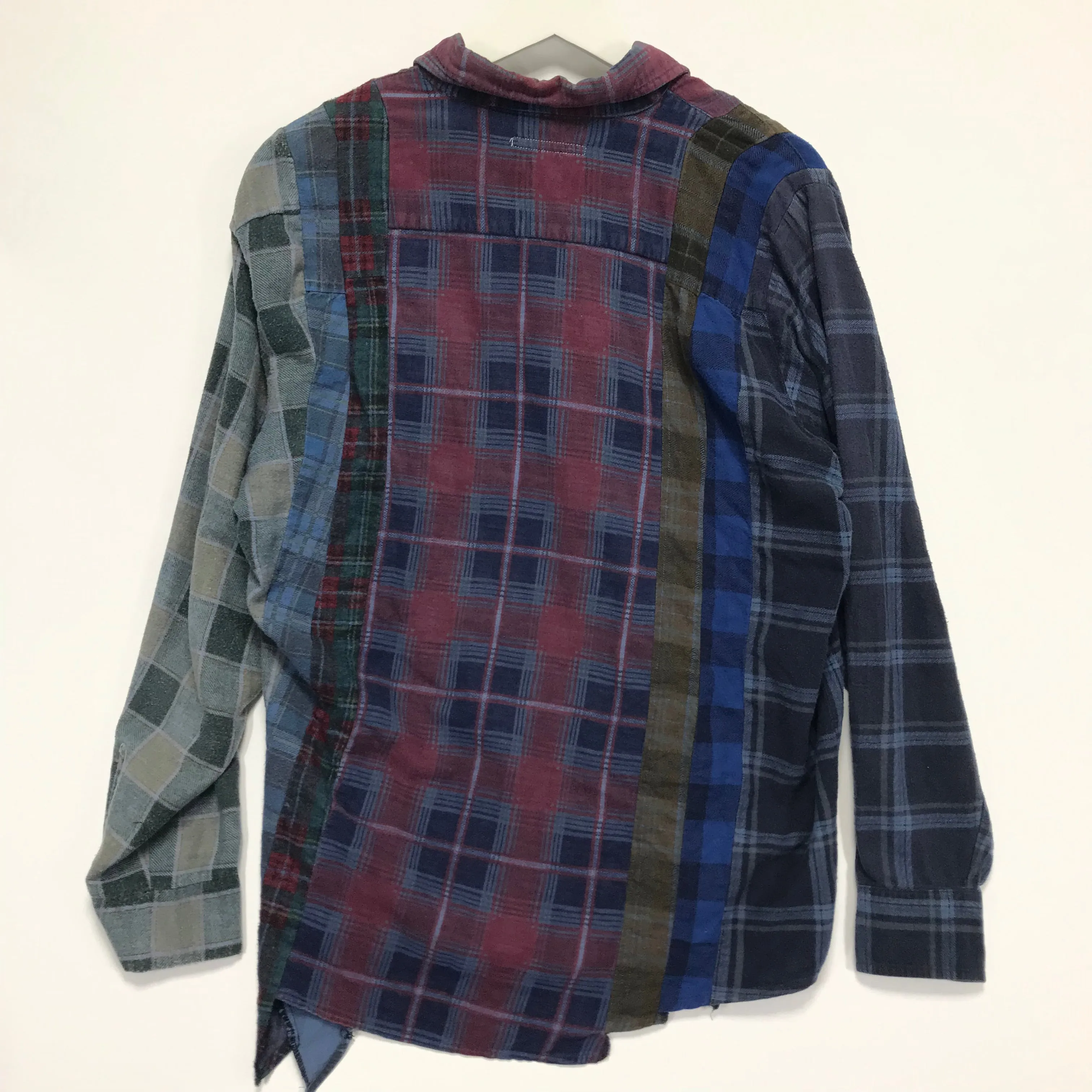 [M]  Needles Rebuild Ribbon 7 Cut Flannel Shirt