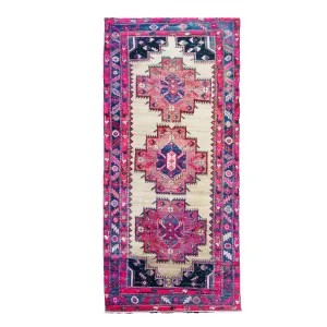 MA38 Handwoven Vintage Rug 3’9x10’8