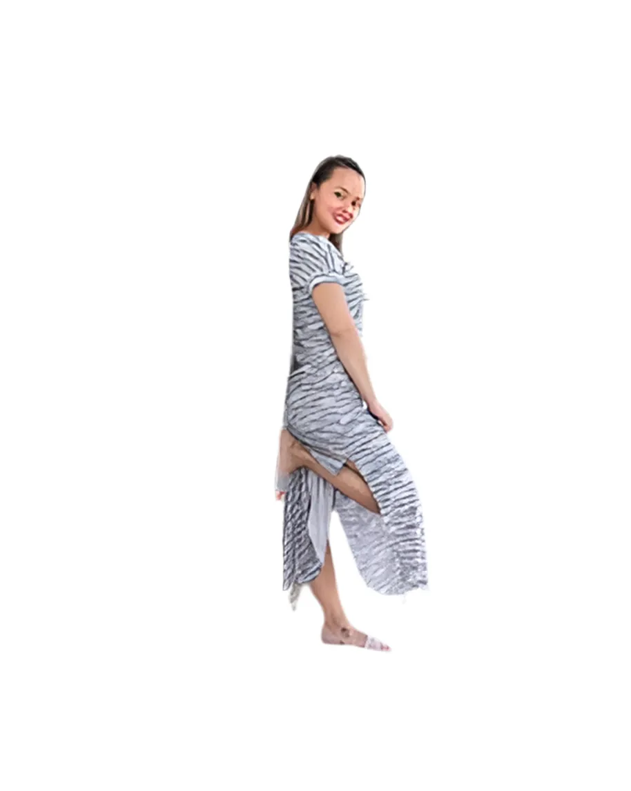 Macy - Navy White Wash