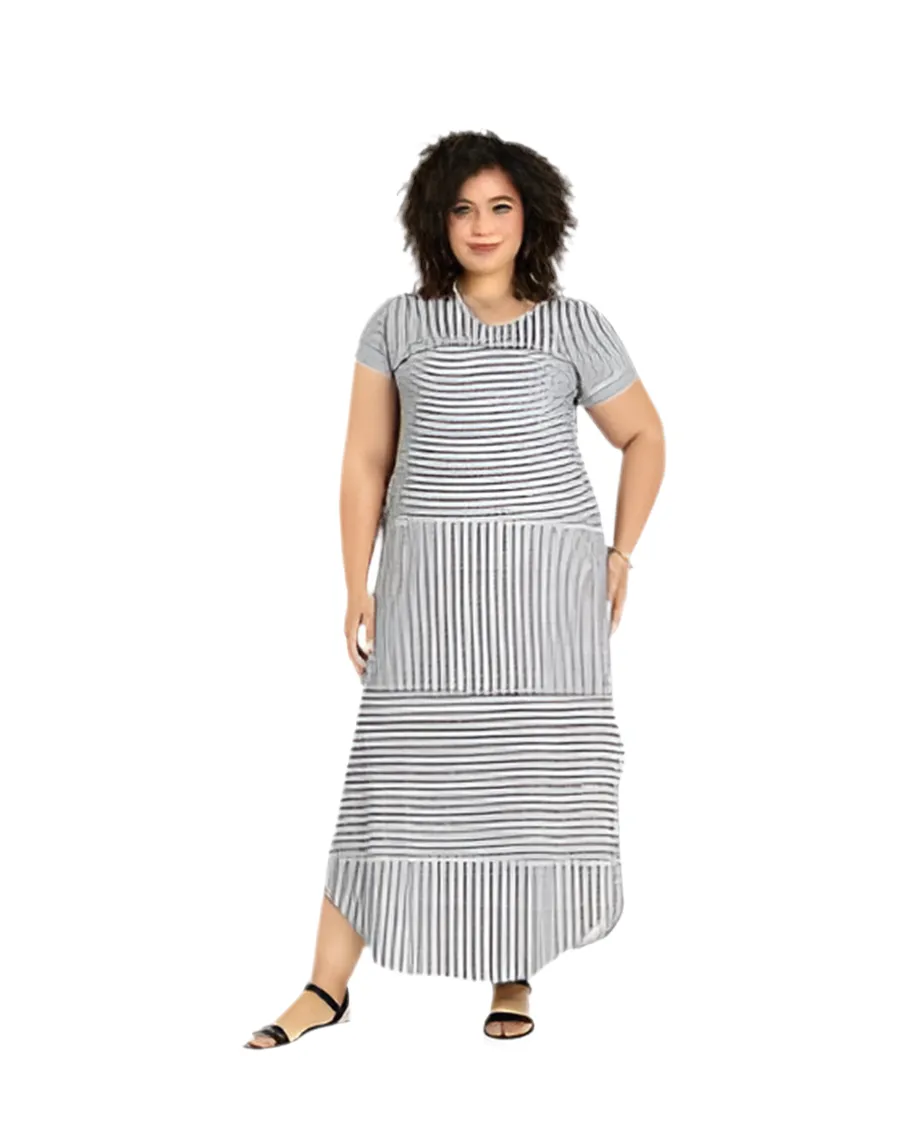 Macy - Navy White Wash