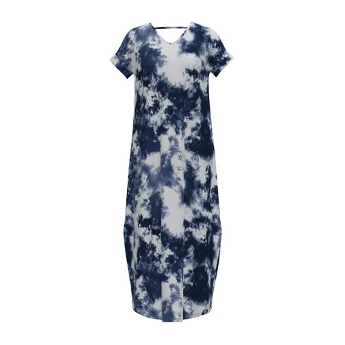 Macy - Navy White Wash