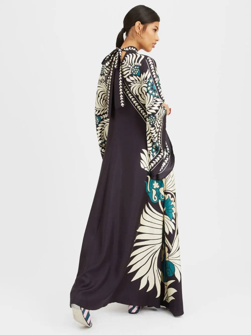 Magnifico Dress Mix Tiles Silk Dress