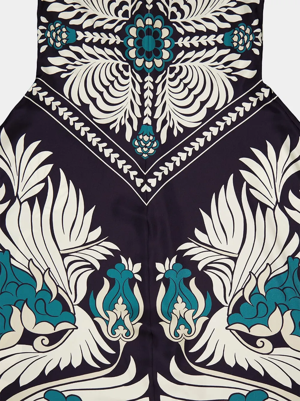 Magnifico Dress Mix Tiles Silk Dress