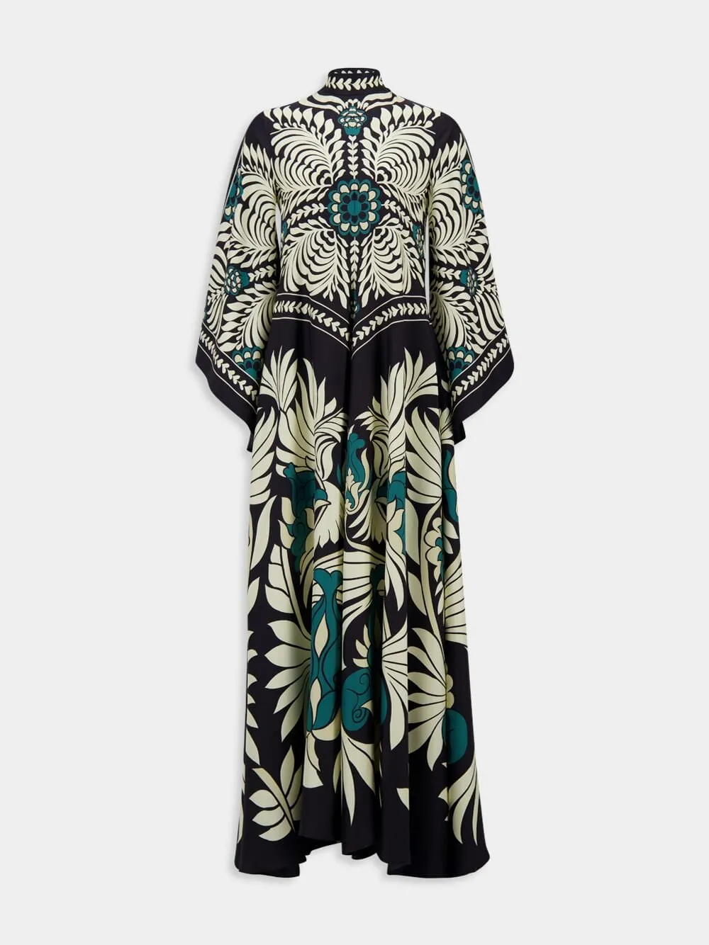 Magnifico Dress Mix Tiles Silk Dress