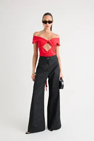 MARLIN HIGH WAIST PANT | BLACK