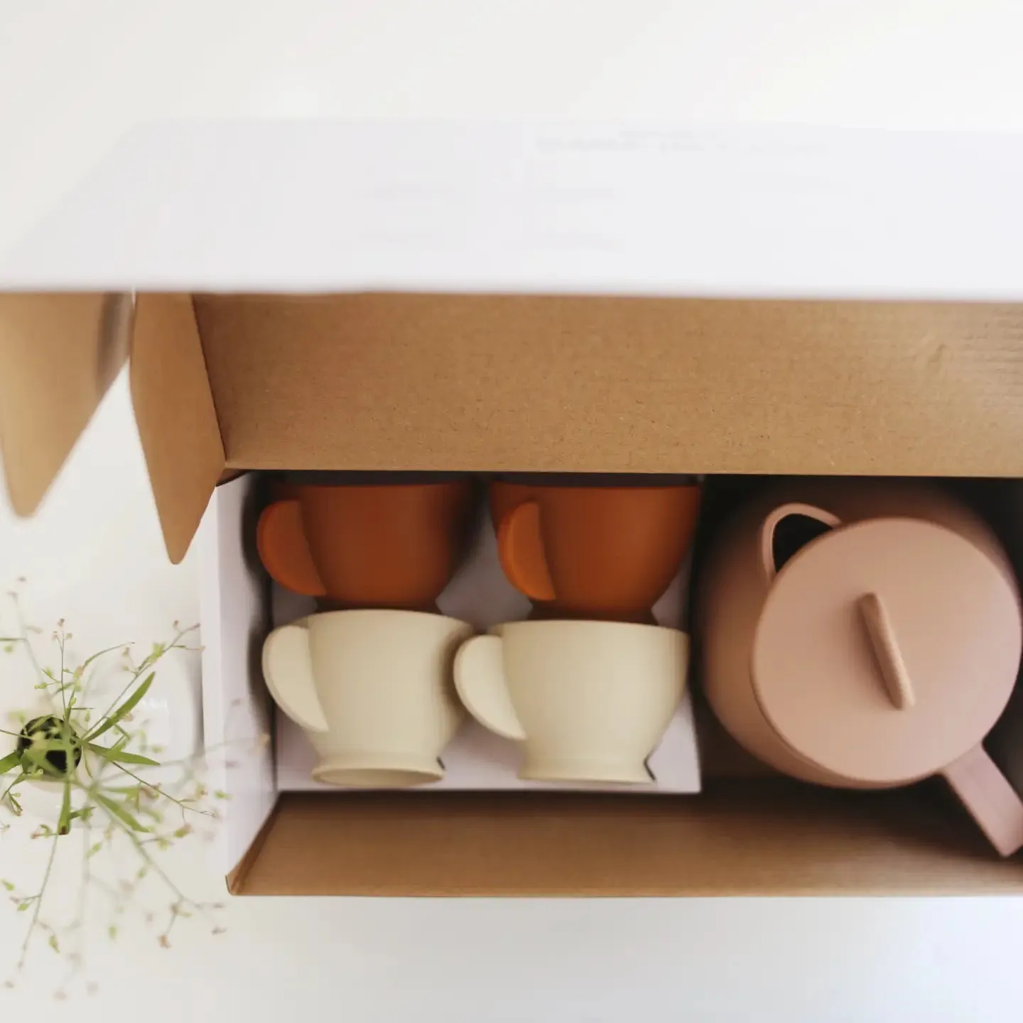 Marlowe & Co. | Botanical Rose Silicone Tea Play Set